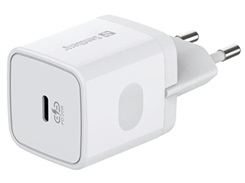 Sandberg USB-C AC Charger PD20W, USB-C Ladegerät, Schnellladestecker für USB-C Geräte, 1x USB-C Anschlüsse, EU-Netzstecker, Kompakter PD Ladeadapter für Handy Kamera Tablet Smartphone Sandberg USB-C AC Charger PD20W, USB-C Ladegerät, Schnellladestecker für USB-C Geräte, 1x USB-C Anschlüsse, EU-Netzstecker, Kompakter PD Ladeadapter für Handy Kamera Tablet Smartphone von Sandberg