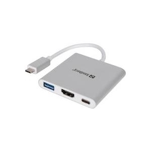 Sandberg USB-C Mini Dock HDMI+USB - USB-Docking-Station (136-00) von Sandberg
