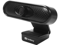 Sandberg USB Webcam 1080P HD, 2 MP, 1920 x 1080 Pixel, Full HD, 30 fps, 1920x1080@30fps, 1080p von Sandberg