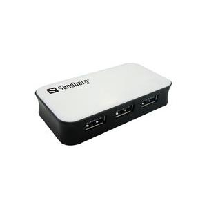 Sandberg USB3.0 Hub 4 ports - Hub - 4 x SuperSpeed USB3.0 - Desktop (133-72) von Sandberg