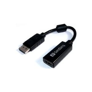 Sandberg - Video- / Audio-Adapter - DisplayPort / HDMI - DisplayPort (M) - HDMI, 19-polig (W) (508-28) von Sandberg