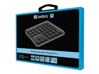 Sandberg Wireless Numeric Keypad Pro, RF kabellos + USB, Membran Key Switch, Schwarz von Sandberg