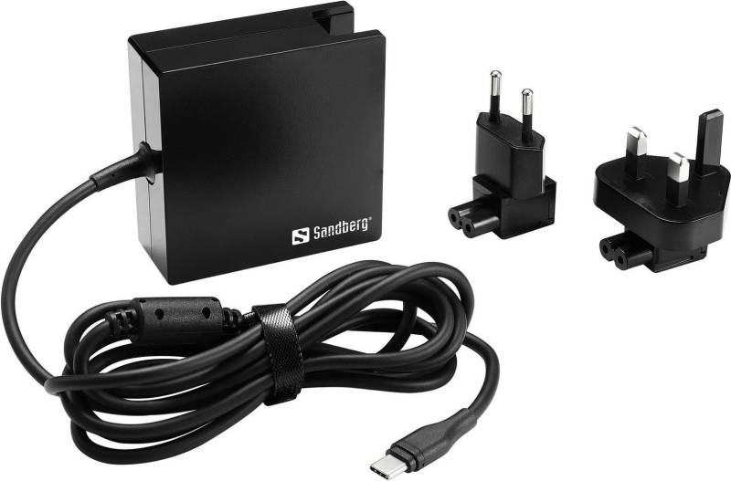 USB-C PD AC-Charger 90W EU+UK (135-75) von Sandberg