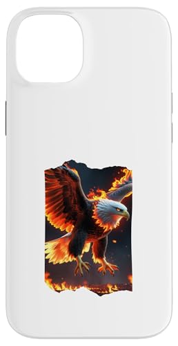 Feuer Adler Hülle für iPhone 14 Plus von Sandiegogreen-store.com