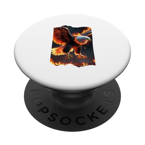 Feuer Adler PopSockets Klebender PopGrip Feuer Adler PopSockets Klebender PopGrip von Sandiegogreen-store.com