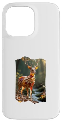 Hirsch aus Blättern Hülle für iPhone 14 Pro Max von Sandiegogreen-store.com