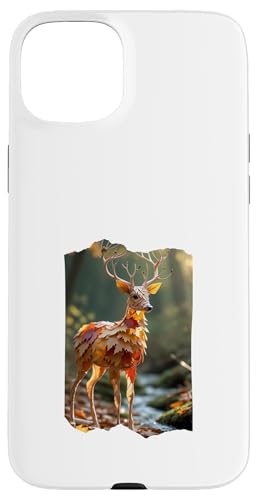 Hirsch aus Blättern Hülle für iPhone 15 Plus Hirsch aus Blättern Hülle für iPhone 15 Plus von Sandiegogreen-store.com