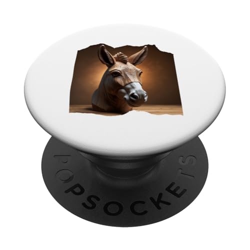 Holz Pferd PopSockets Klebender PopGrip Holz Pferd PopSockets Klebender PopGrip von Sandiegogreen-store.com