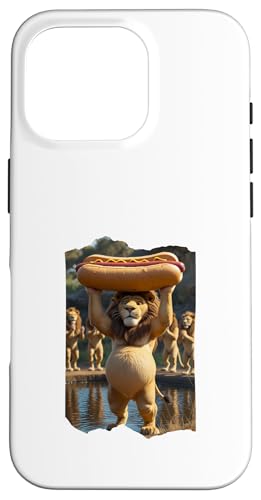 Hotdog Löwe Hülle für iPhone 16 Pro Hotdog Löwe Hülle für iPhone 16 Pro von Sandiegogreen-store.com