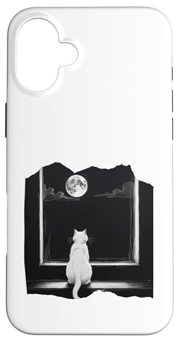 Katze am Fenster Hülle für iPhone 16 Plus Katze am Fenster Hülle für iPhone 16 Plus von Sandiegogreen-store.com