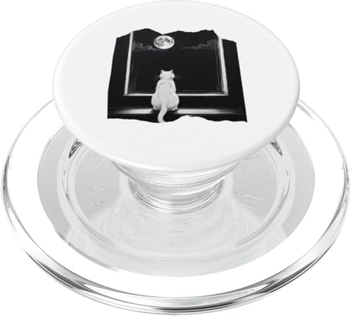 Katze am Fenster PopSockets PopGrip für MagSafe von Sandiegogreen-store.com