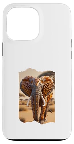 Kunst Elefant Hülle für iPhone 13 Pro Max von Sandiegogreen-store.com