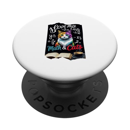 Mathe und Katzen PopSockets Klebender PopGrip Mathe und Katzen PopSockets Klebender PopGrip von Sandiegogreen-store.com