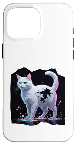 Pixel Katze Hülle für iPhone 16 Pro Max Pixel Katze Hülle für iPhone 16 Pro Max von Sandiegogreen-store.com