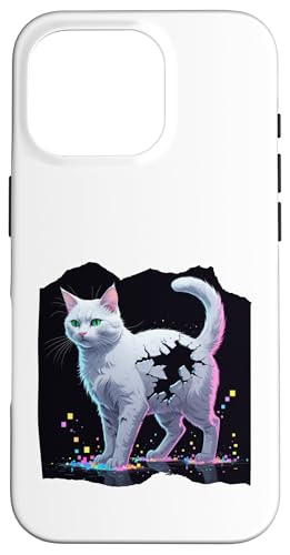 Pixel Katze Hülle für iPhone 16 Pro Pixel Katze Hülle für iPhone 16 Pro von Sandiegogreen-store.com