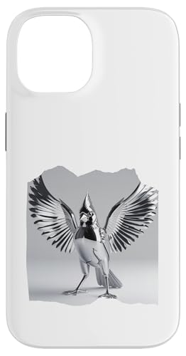 Silber Vogel Hülle für iPhone 14 Silber Vogel Hülle für iPhone 14 von Sandiegogreen-store.com