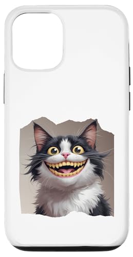 lachende Katze Hülle für iPhone 12/12 Pro von Sandiegogreen-store.com