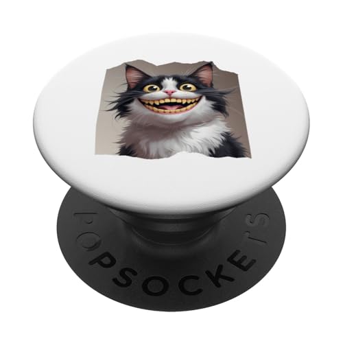 lachende Katze PopSockets Klebender PopGrip lachende Katze PopSockets Klebender PopGrip von Sandiegogreen-store.com