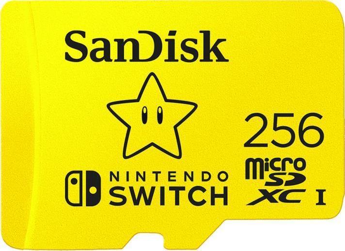 SanDisk Nintendo Switch - Flash-Speicherkarte - 256GB - UHS-I U3 - microSDXC UHS-I - für Nintendo Switch (SDSQXAO-256G-GNCZN) von Sandisk