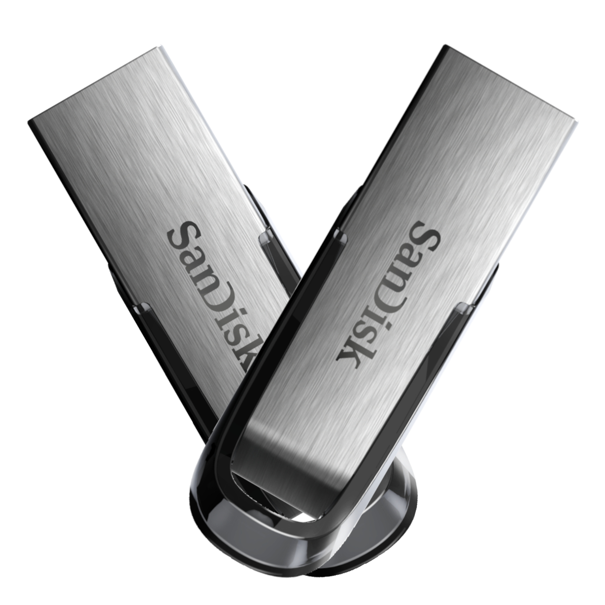 2er Pack SanDisk Ultra Flair Typ-A 256GB USB-Stick Ohne Schutzkappe, bis zu 150 MB/s, USB 3.2 Gen 1x1 (5 Gbit/s) von Sandisk