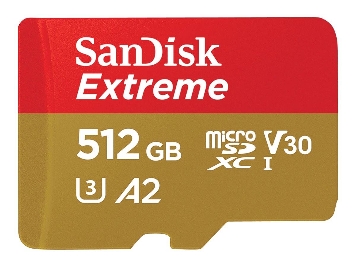 SD MicroSD Card 512GB SanDisk Extreme SDXC inkl. Adapter SD MicroSD Card 512GB SanDisk Extreme SDXC inkl. Adapter von Sandisk