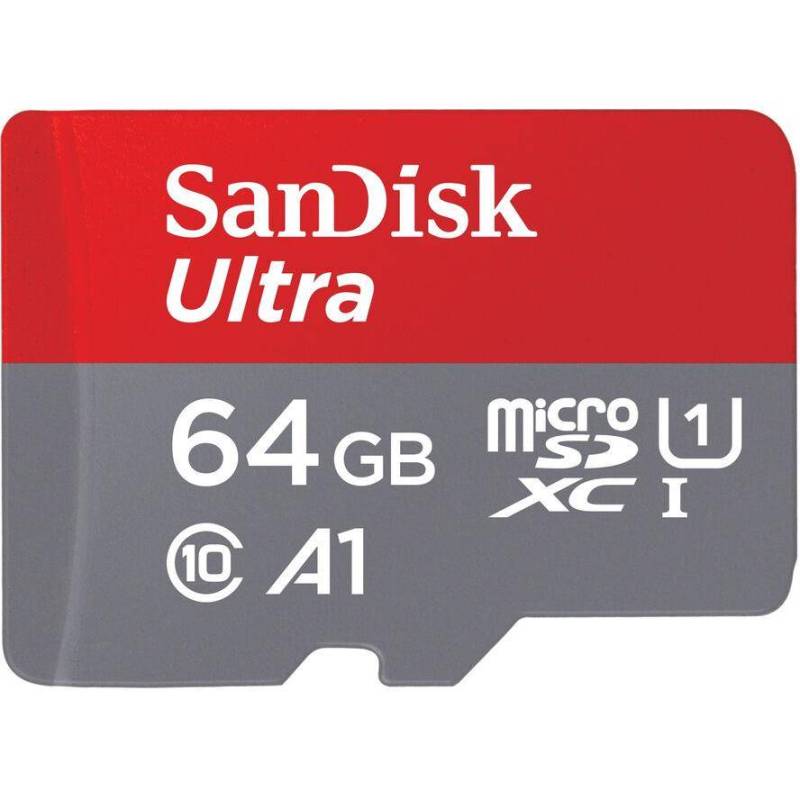 SD MicroSD Card  64GB SanDisk Ultra A1 Class 10 inkl. Adap von Sandisk