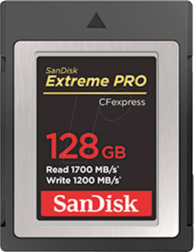 SDCFE-128G-GN4NN - CF Express Speicherkarte 128GB, Extreme Pro, Typ B von Sandisk