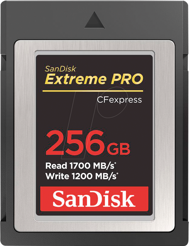 SDCFE-256G-GN4NN - CF Express Speicherkarte 256GB, Extreme Pro, Typ B von Sandisk