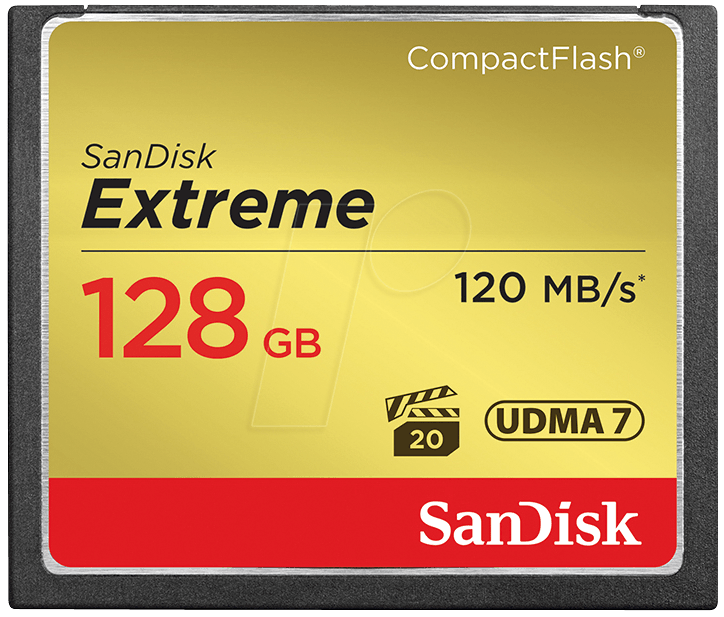 SDCFXSB-128G-G46 - CF-Speicherkarte 128GB, SanDisk Extreme 120MB/s von Sandisk