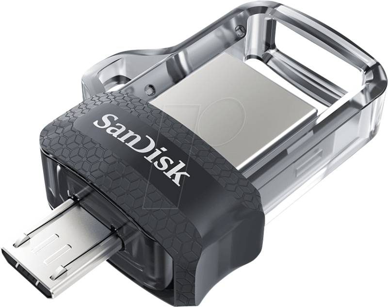 SDDD3-256G-G46 - USB-Stick, USB 3.0 A/micro-B, 256GB, Ultra Dual Drive von Sandisk