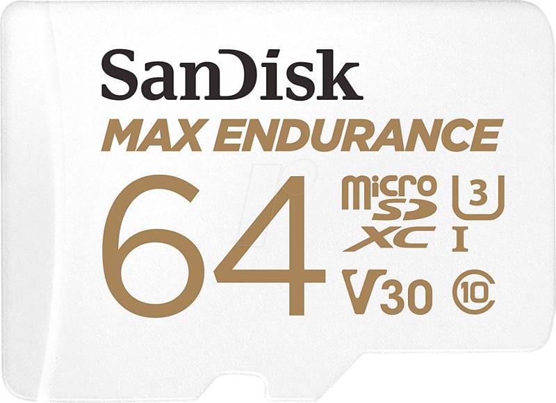 SDSQQVR064GGN6IA - microSDXC-Speicherkarte 64GB, SanDisk Max Endurance von Sandisk