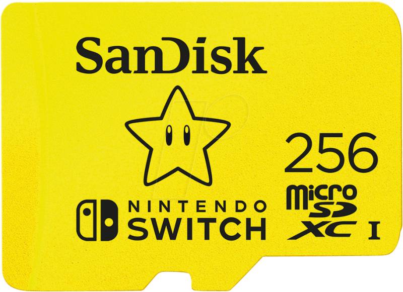 SDSQXAO256GGNCZN - MicroSDXC-Speicherkarte 256GB, SanDisk Nintendo Switch von Sandisk