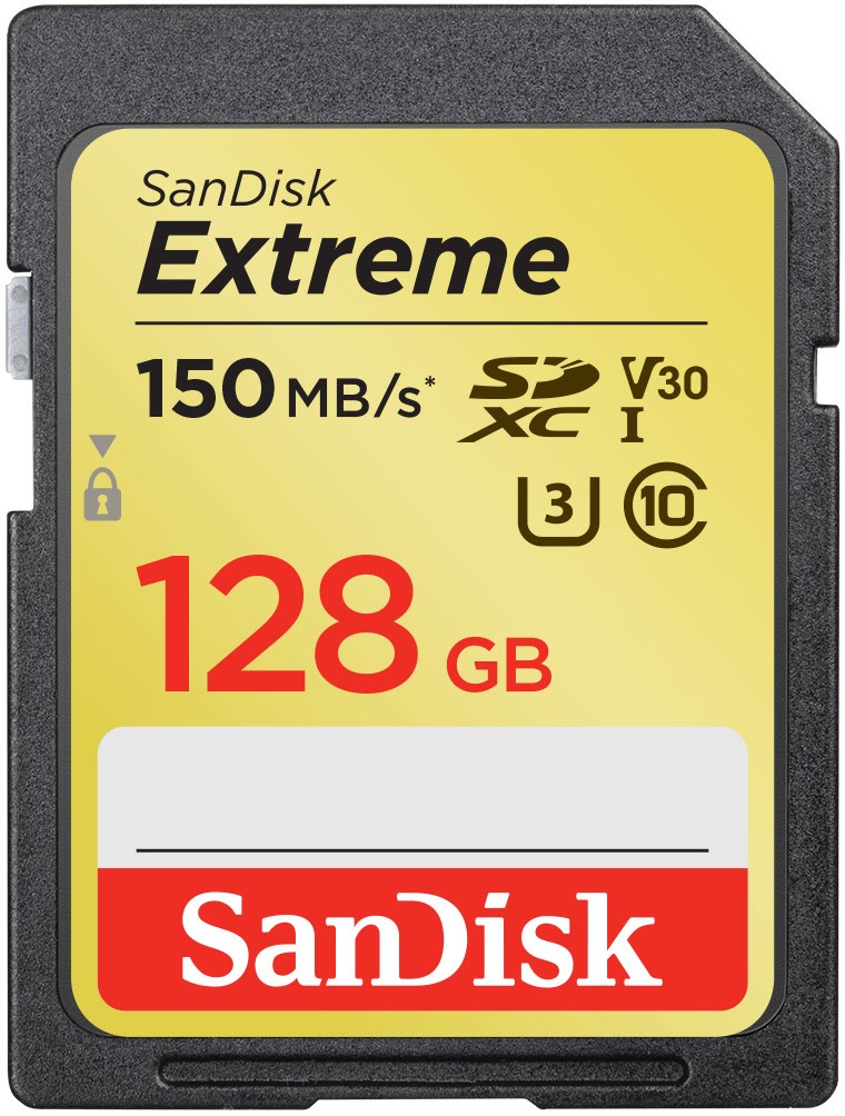 SDXC Extreme (128GB) Speicherkarte von Sandisk