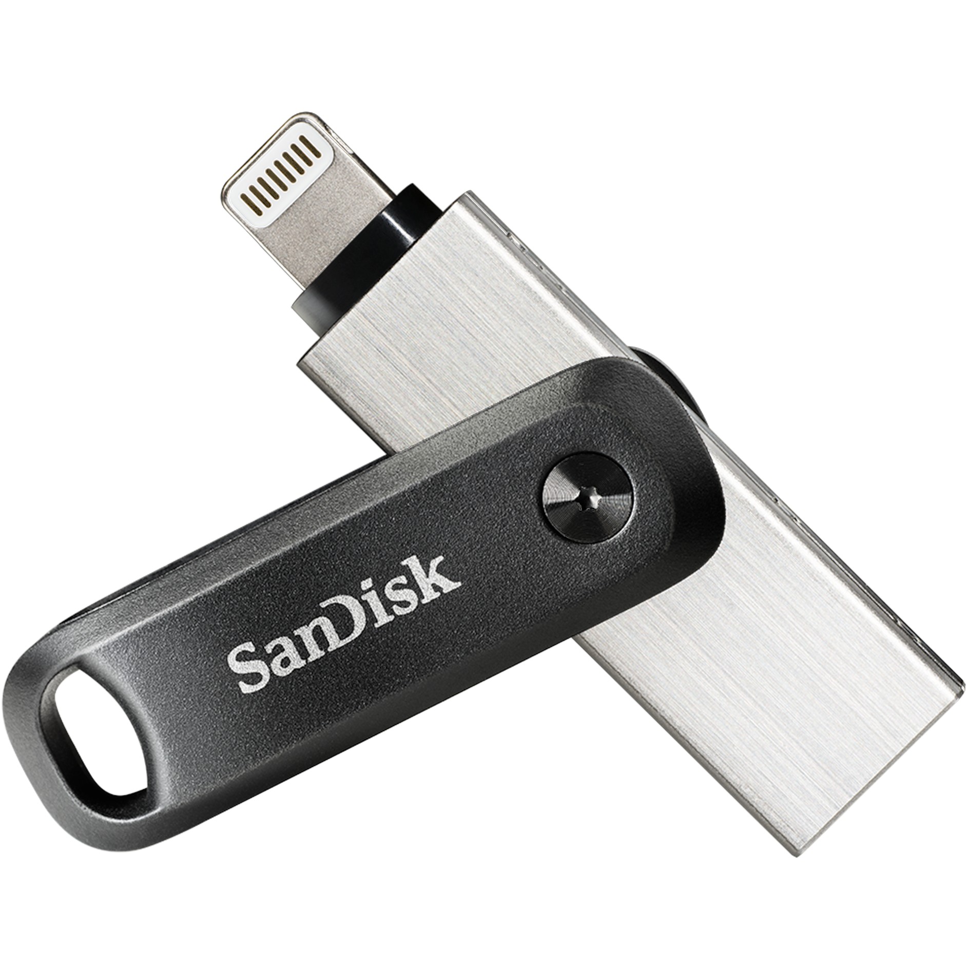 STICK 128GB USB 3.1 SanDisk iXpand Go Apple Lightning black/silver STICK 128GB USB 3.1 SanDisk iXpand Go Apple Lightning black/silver von Sandisk