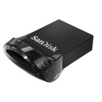SanDisk 128GB Ultra Fit USB 3.1 Gen1 Stick schwarz von Sandisk
