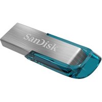 SanDisk 128GB Ultra Flair USB 3.0 Stick Tropic Blue von Sandisk