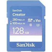 SanDisk Creator 128GB SD-UHS-II-Karte Speicherkarte bis zu 280 MB/s SanDisk Creator 128GB SD-UHS-II-Karte Speicherkarte bis zu 280 MB/s von Sandisk