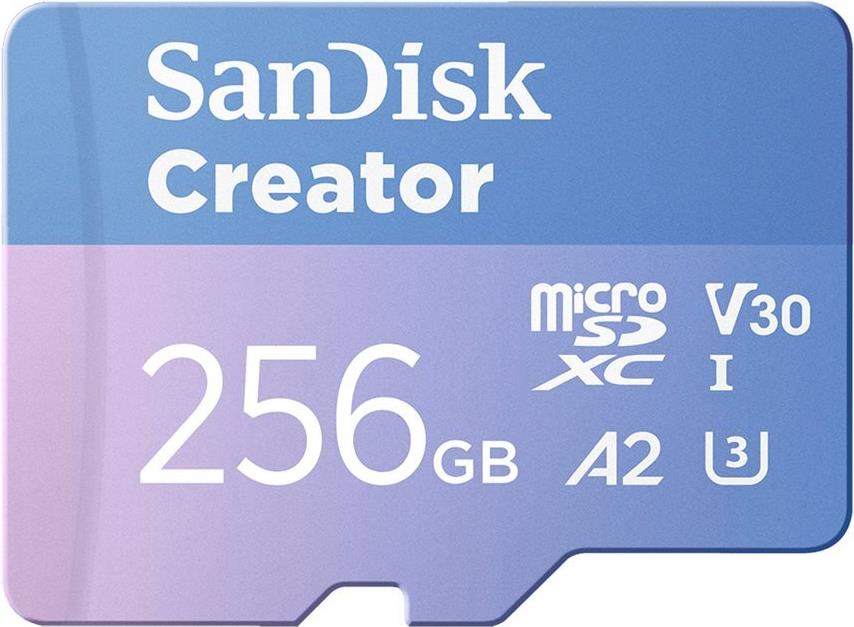 SanDisk Creator MicroSD 256GB (SDSQXAV-256G-GN6MS) von Sandisk