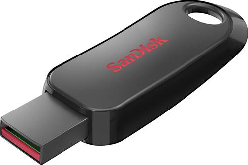 SanDisk Cruzer Snap USB-Stick 128GB Schwarz SDCZ62-128G-G35 USB 2.0 von Sandisk