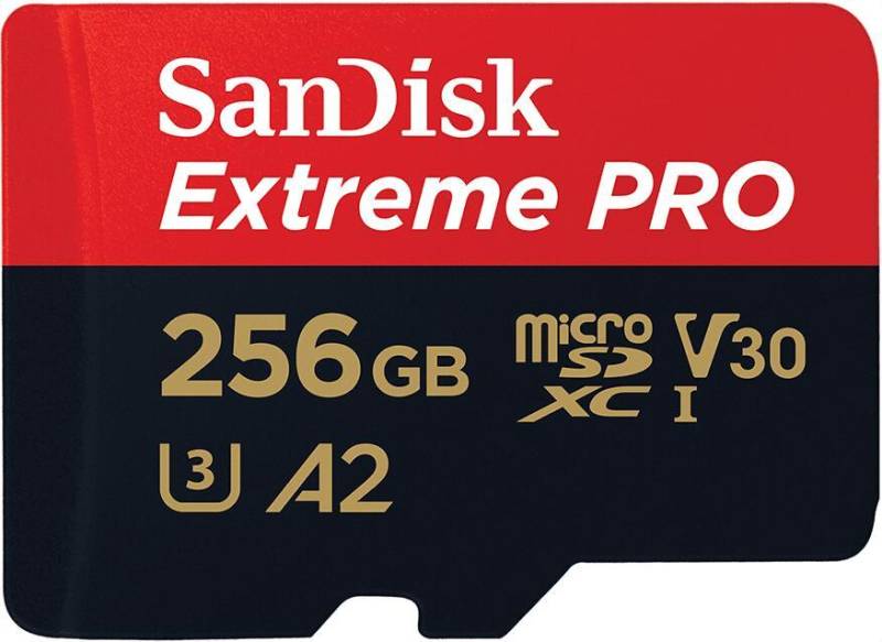 SanDisk Extreme® PRO microSDXC Speicherkarte 256GB mit SD-Adapter von Sandisk