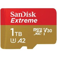 SanDisk Extreme 1 TB microSDXC Speicherkarte Kit (2022) bis 190 MB/s C10,U3,V30 von Sandisk