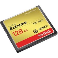 SanDisk Extreme 128 GB CompactFlash Speicherkarte bis zu 120 MB/s von Sandisk