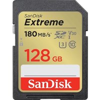 SanDisk Extreme 128 GB SDXC Speicherkarte (2022) bis 180MB/s, Cl10, U3, V30 von Sandisk