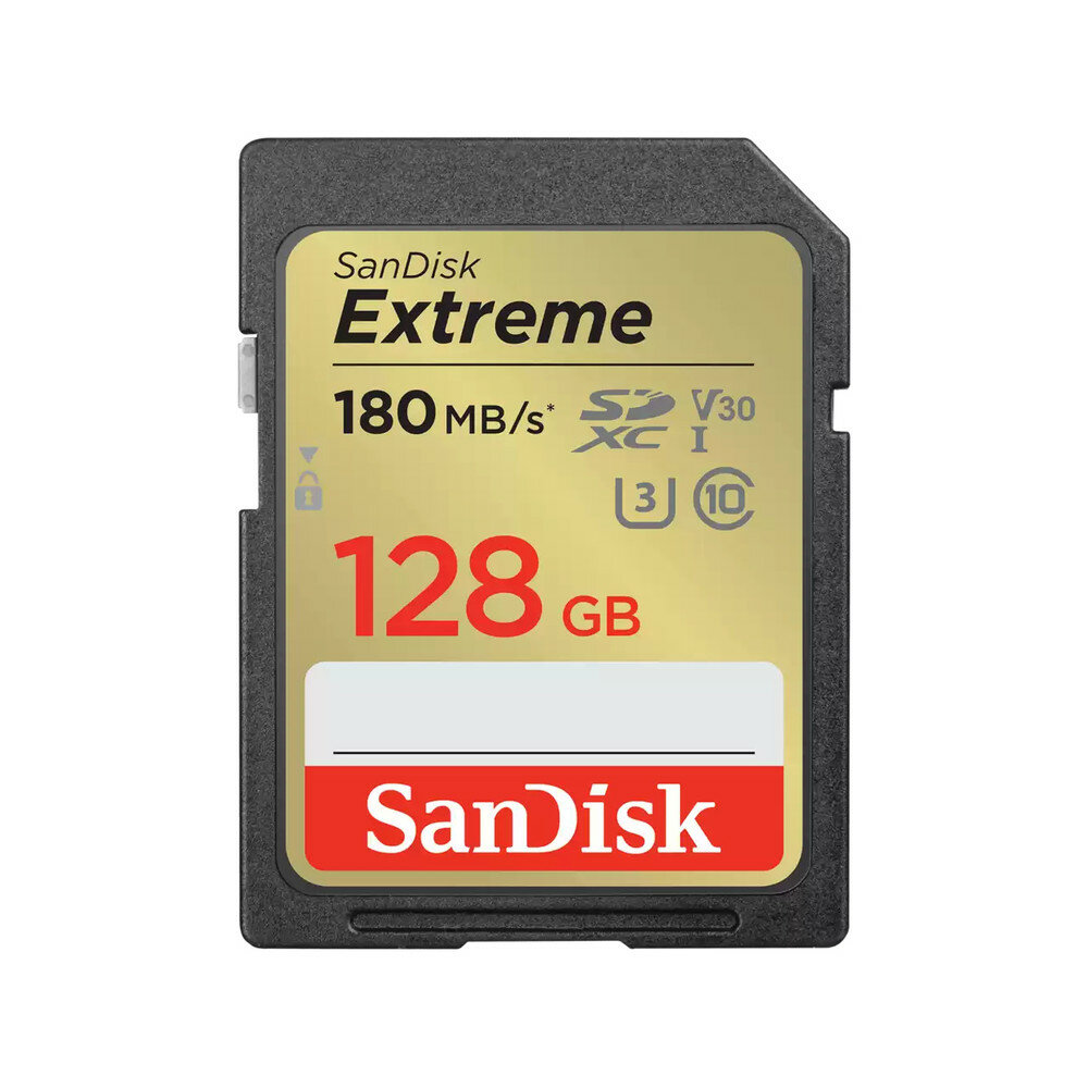 SanDisk Extreme 128 GB SDXC UHS-I Klasse 10 von Sandisk