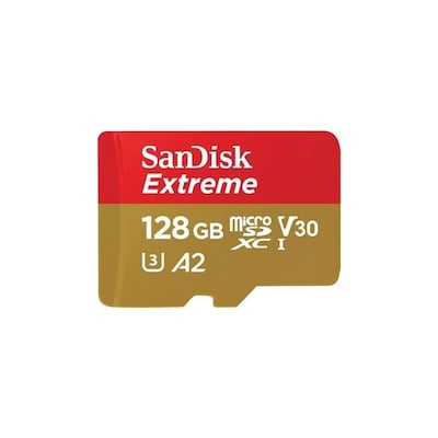 SanDisk Extreme 128 GB microSDXC Speicherkarte Kit (2022) bis 190 MB/s, C10, U3 von Sandisk