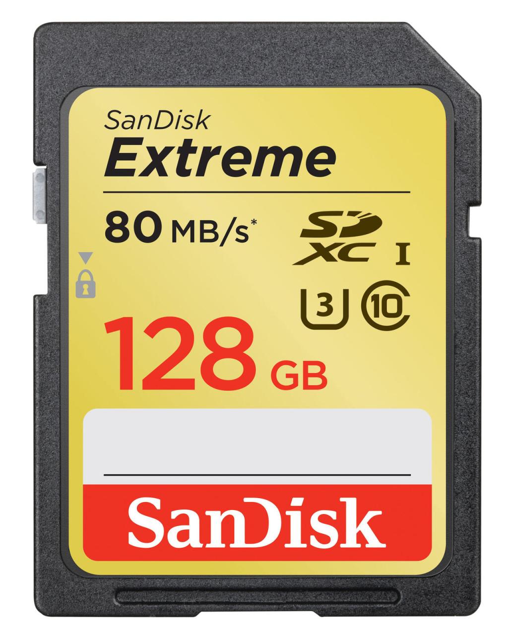SanDisk Extreme 128GB SDXC MC Speicherkarte von Sandisk
