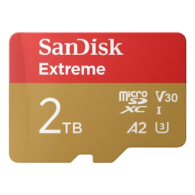 SanDisk Extreme 2 TB microSDXC Speicherkarte bis 240 MB/s lesen Class 3 (U3) von Sandisk