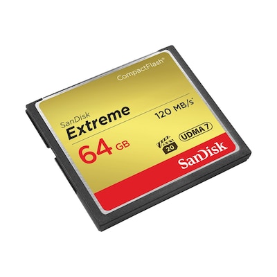 SanDisk Extreme 64 GB CompactFlash Speicherkarte bis zu 120 MB/s von Sandisk