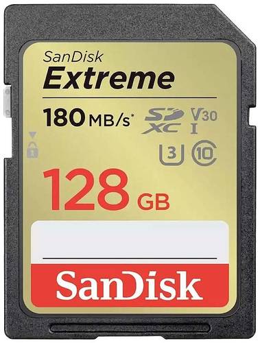 SanDisk Extreme PLUS SDXC-Karte 128GB UHS-Class 3stoßsicher, Wasserdicht SanDisk Extreme PLUS SDXC-Karte 128GB UHS-Class 3stoßsicher, Wasserdicht von Sandisk