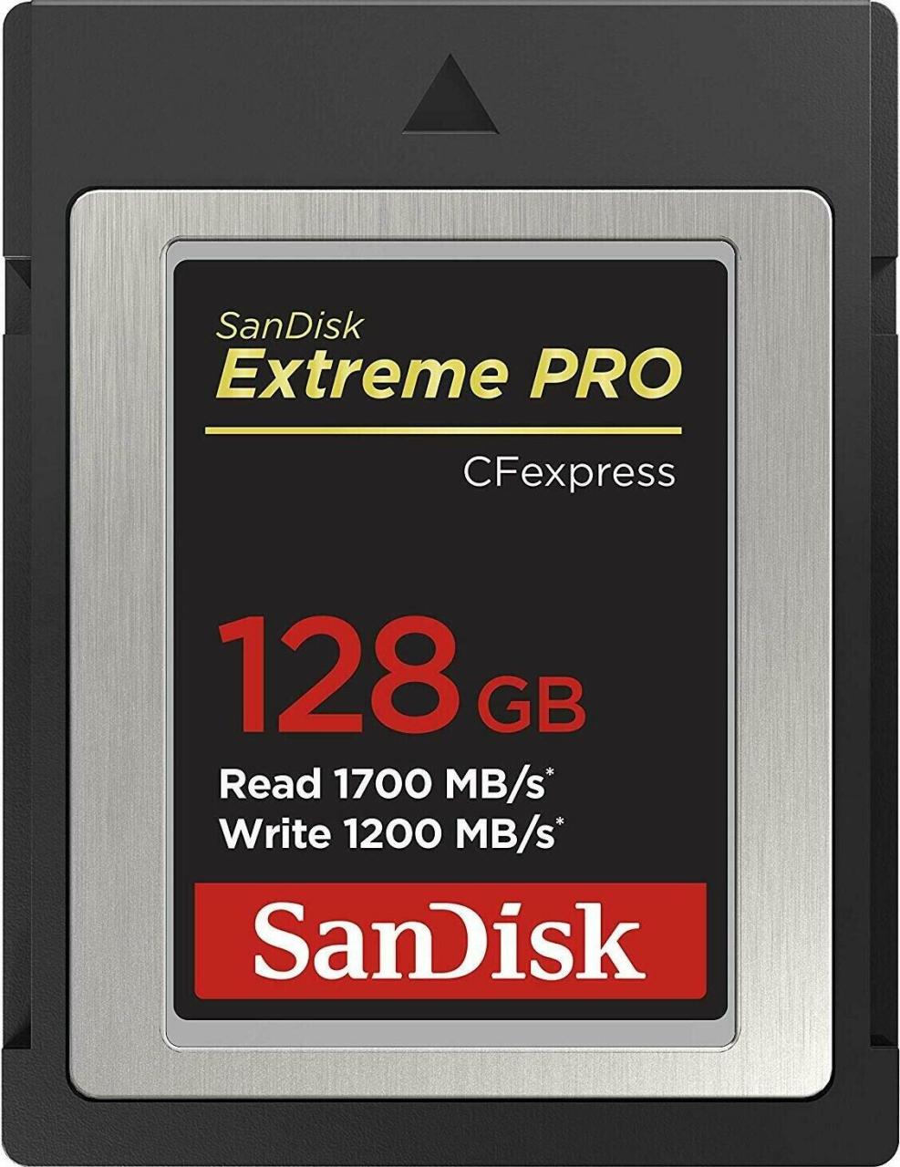 SanDisk Extreme PRO R1700/W1200 CFexpress Type B 128GB von Sandisk